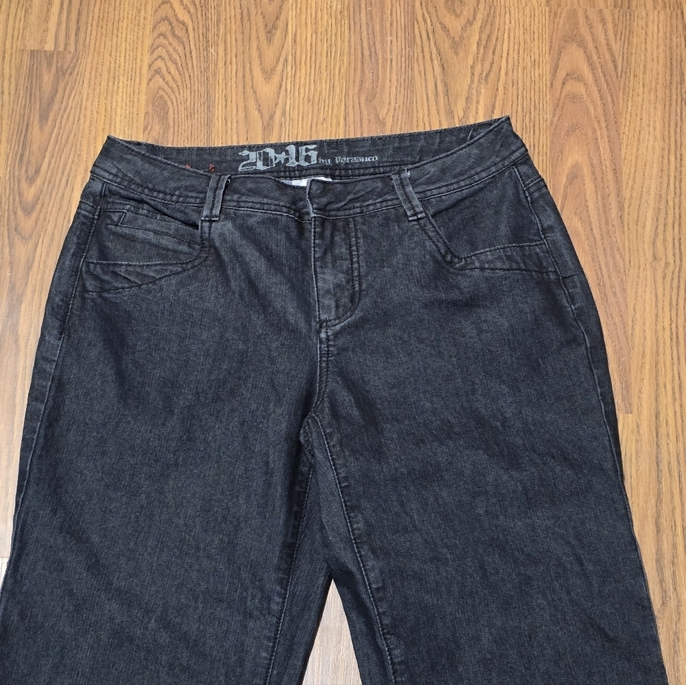 Parasuco Y2K Men's Black Denim Jeans Men’s 30x30 Wide Leg Relaxed Streetwear D41 - Picture 4 of 9